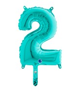 14" Airfill Only (self sealing) Number 2 Tiffany Balloon