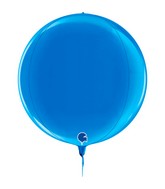 15" (22" Deflated) Globe Blue 4D Foil Balloon