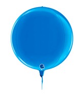 11" (15" Deflated) Globe Blue 4D Foil Balloon
