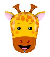 29" Giraffe Head Foil Balloon