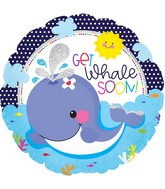 17" Get Whale Soon Foil Balloon