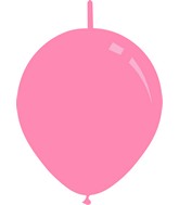 11" Standard Pink Decomex Linking Latex Balloons (100 Per Bag)