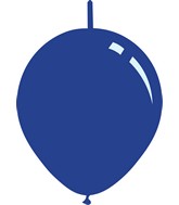11" Pastel Navy Blue Decomex Linking Latex Balloons (100 Per Bag)