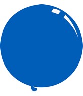 36" Deco Royal Blue Decomex Latex Balloons (5 Per Bag)