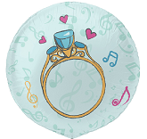 22" Arabic Foil Balloon (Marriage) زواج