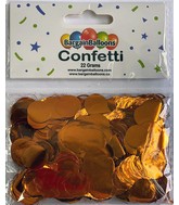 Balloon Confetti Dots 22 Grams Foil Orange 1.5CM-Round