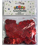 Balloon Confetti Dots 22 Grams Foil Holographic Red 1.5CM-Round