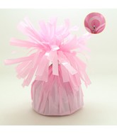 6Oz Baby Pink Foil Wrapped Balloon Weight