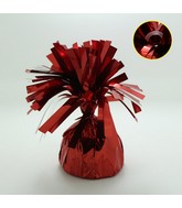 6 oz Red Foil Wrapped Balloon Weight