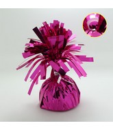 6 oz Magenta Foil Wrapped Balloon Weight