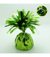 6 oz Lime Green Foil Wrapped Balloon Weight