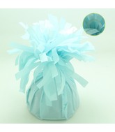 6 oz Baby Blue Foil Wrapped Balloon Weight