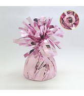 6 oz Pink Foil Wrapped Balloon Weight