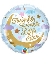 18" Twinkle Twinkle Little Star Foil Balloon
