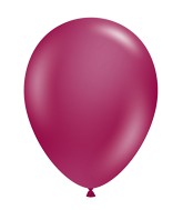 11" Crystal Burgundy Tuftex Latex Balloons 100 Per Bag
