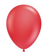 17" Crystal Red Tuftex Latex Balloons (50 Per Bag)