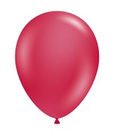 24" Pearl Metallic Starfire Red Tuftex Latex Balloons (3 Per Bag)