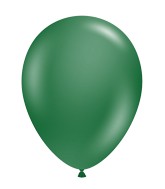 24" Metallic Forest Green Tuftex Latex Balloons (5 Per Bag)
