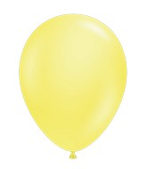 11" Pearl Pearl Yellow Tuftex Latex Balloons 100 Per Bag