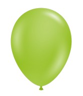 17" Pastel Lime Green Tuftex Latex Balloons 50 Per Bag