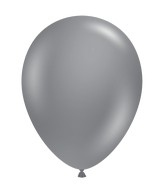 11 Inch Tuftex Latex Balloons (100 Per Bag) Gray Smoke