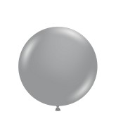 36" Silver Tuftex Latex Balloons (2 Per Bag)