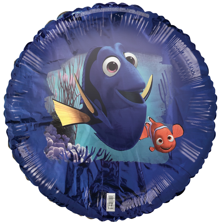 single animated balloons