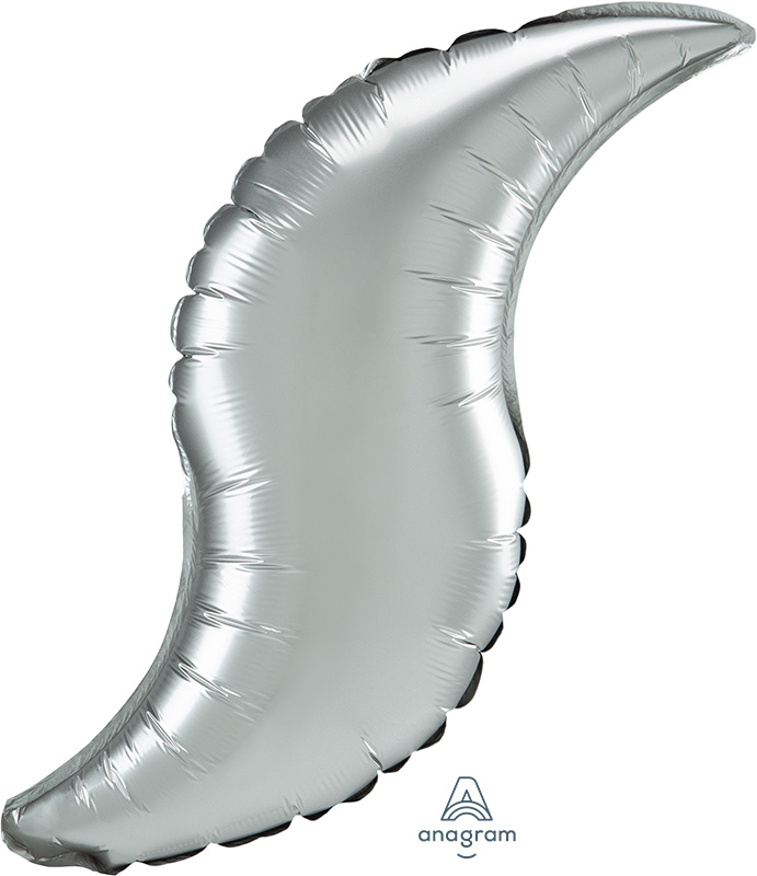 36" Platinum Curve Foil Balloon