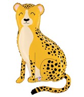 40" Foil Shape Jungle Cheetah Foil Balloon
