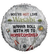 18" You're Hot Wasabi Homecoming Foil Balloon