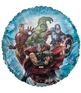 9" Airfill Only Avengers Foil Balloon