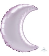 26" Pastel Pink Satin Crescent Foil Balloon