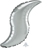 28" Platinum Curve Foil Balloon