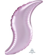 28" Pastel Pink Satin Curve Foil Balloon