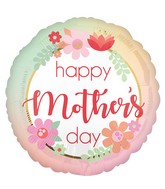28" Jumbo Happy Mother's Day Filtered Ombré Foil Balloon