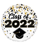 18" Class of 2022 Confetti Foil Balloon