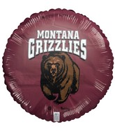 18" Collegiate Montana Grizzlies Foil Balloon
