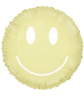 30" Sunny Smile Yellow Foil Balloon