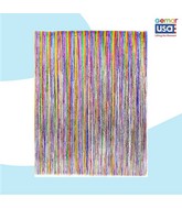 36" X 96" Foil Curtain Backdrop Gemar Rainbow
