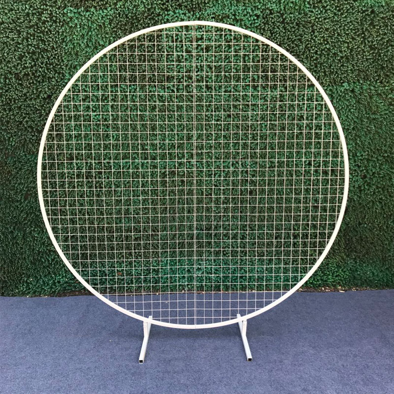 3.9 Ft Gold Round Grid Balloon Stand (Pickup OnlyCannot be Shipped