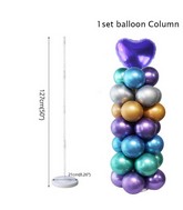 4 ft Balloon Stand With Water Base Capacity 1KG