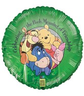 18" Celebrating the Pooh Meaning of Friendship Foil Balloon Balloon