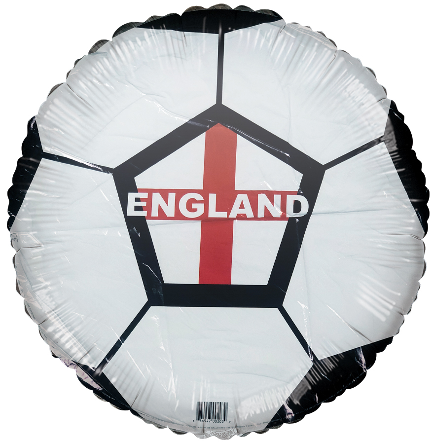 18" England Soccer/Football Foil Balloon
