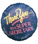 18" Thank You To A Super Secretary