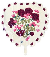 24" "I Love You" Valentine's Mylar Balloon