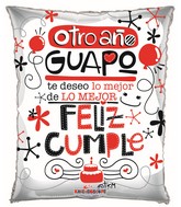 20" Feliz Cumple Guapo (Spanish) Foil Balloon
