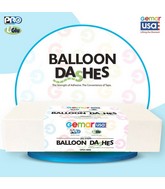 Balloon Dashes 1" X 3" (250 Strip Pieces) (Made By ProTape UGlu)