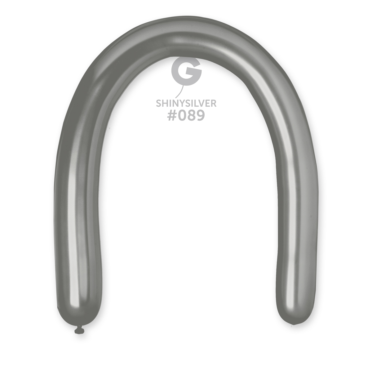 360G Gemar Latex Balloons (Bag of 25) Shiny Silver Twisting/Modelling