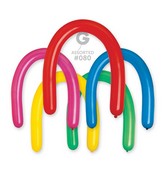 360G Gemar Latex Balloons (Bag of 50) Modelling/Twisting Assorted