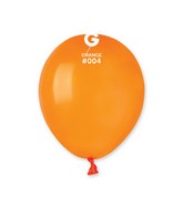 5" Gemar Latex Balloons (Bag of 100) Standard Orange